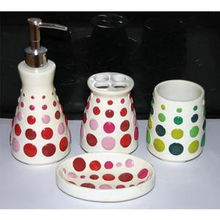 廠家直銷歐式衛浴四件套 樹脂工藝品JBC09，提升浴室格調